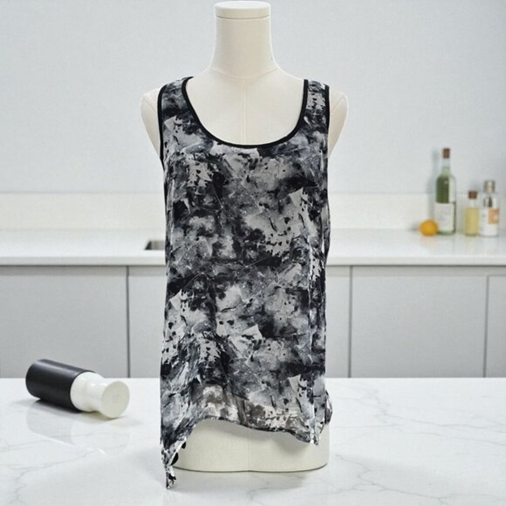 Vivienne Tam Abstract Tank Top Size M NWT Minimalist Artsy Edgy Y2K‎ Grunge